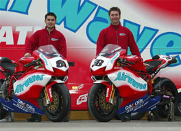 Leon Haslam and James Haydon